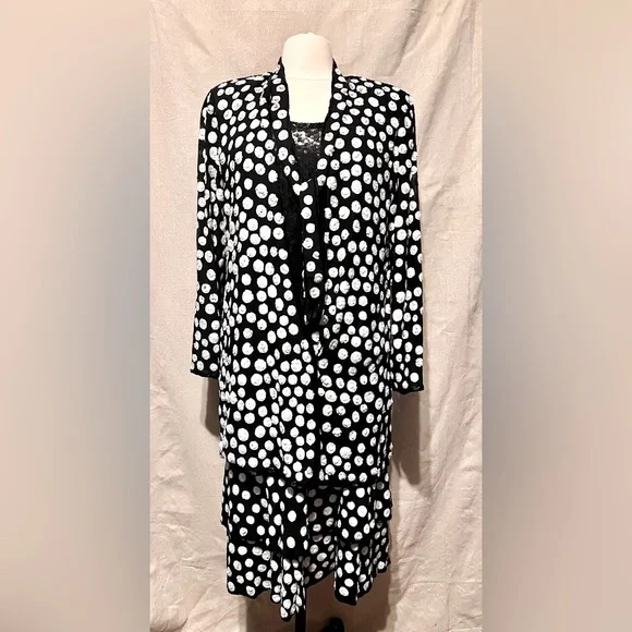 Vintage Judith Ann Creations Sequin Skirt Suit - Picture 1 of 12